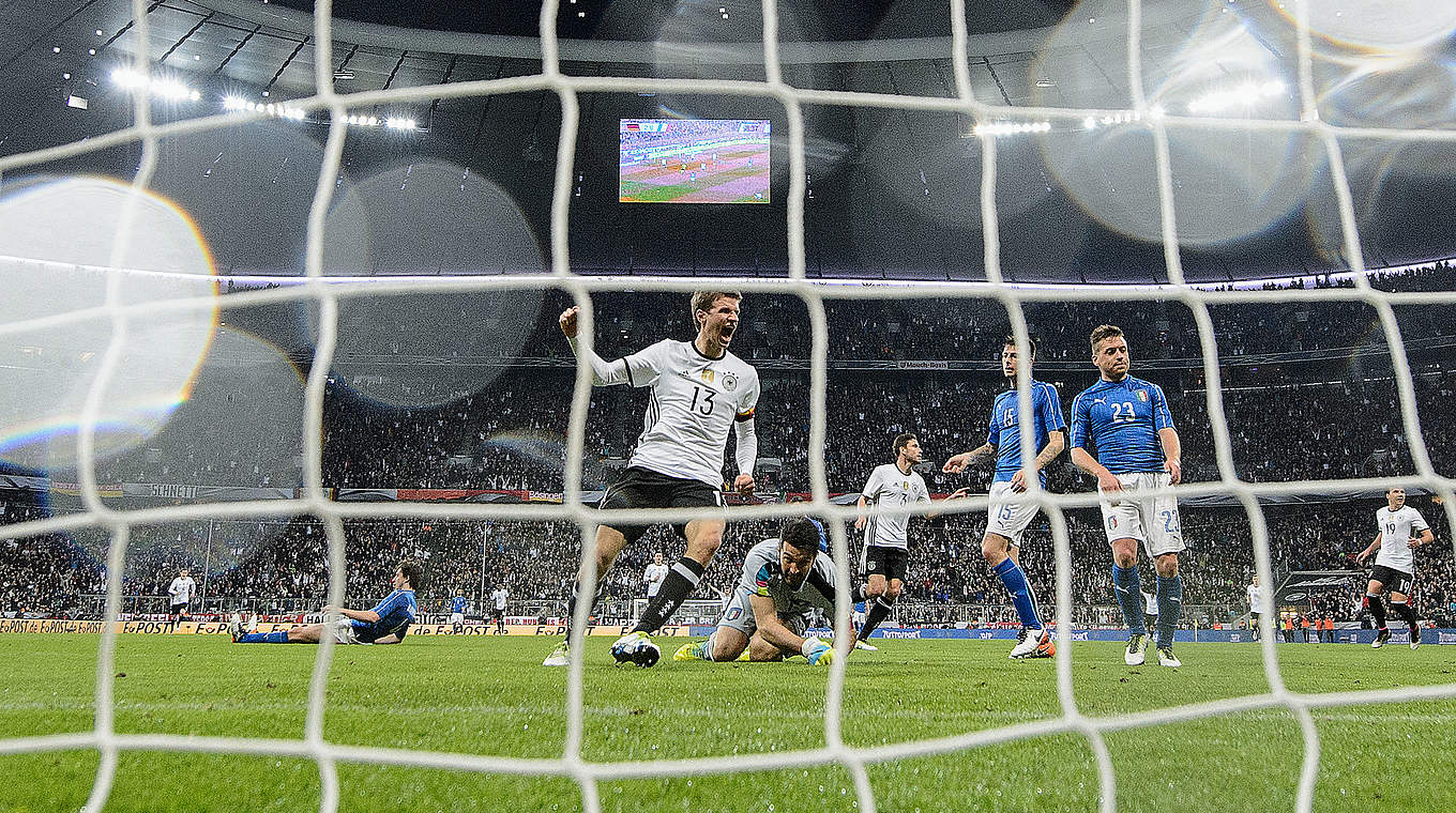 Interimskapitän Müller: "Diesmal wollten wir gewinnen, wenn man schon mal 2:0 führt" © 2016 Getty Images