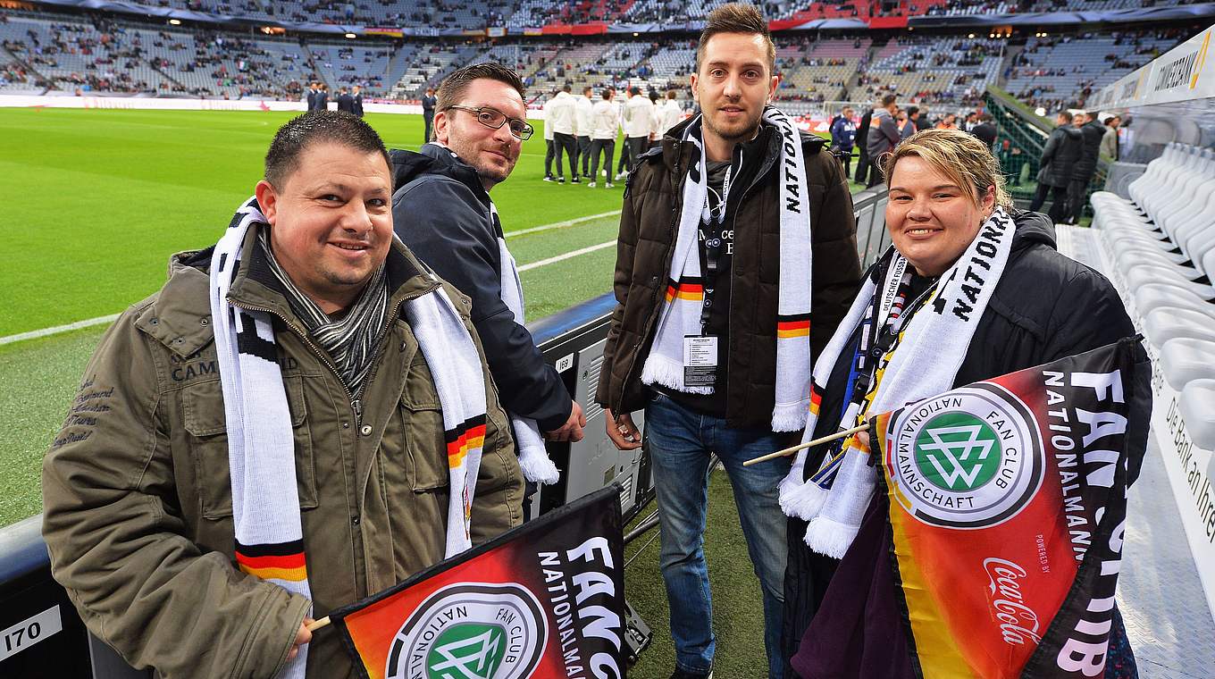 Innenraum: Die Gewinner der Fan-tastic Moments in der Allianz Arena © Getty Images