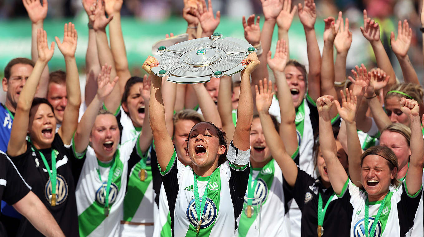 Wolfsburg captain Keßler won the German Championship twice © 2014 Getty Images