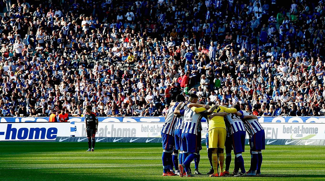Hertha will be trying to make their first final in the Berlin Olympiastadion © 2015 Getty Images