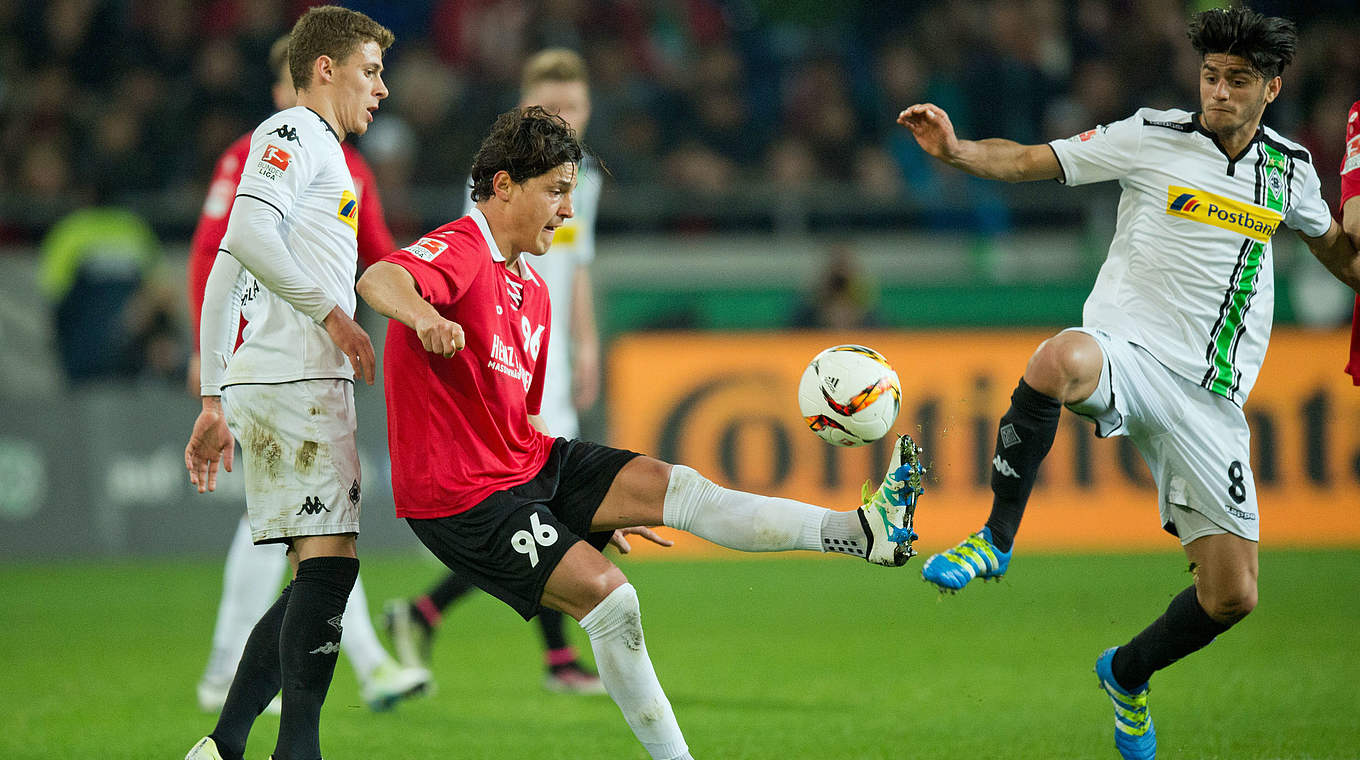 Einsatz- und laufstark: Hannover setzt sich gegen Gladbach durch © 2016 Getty Images