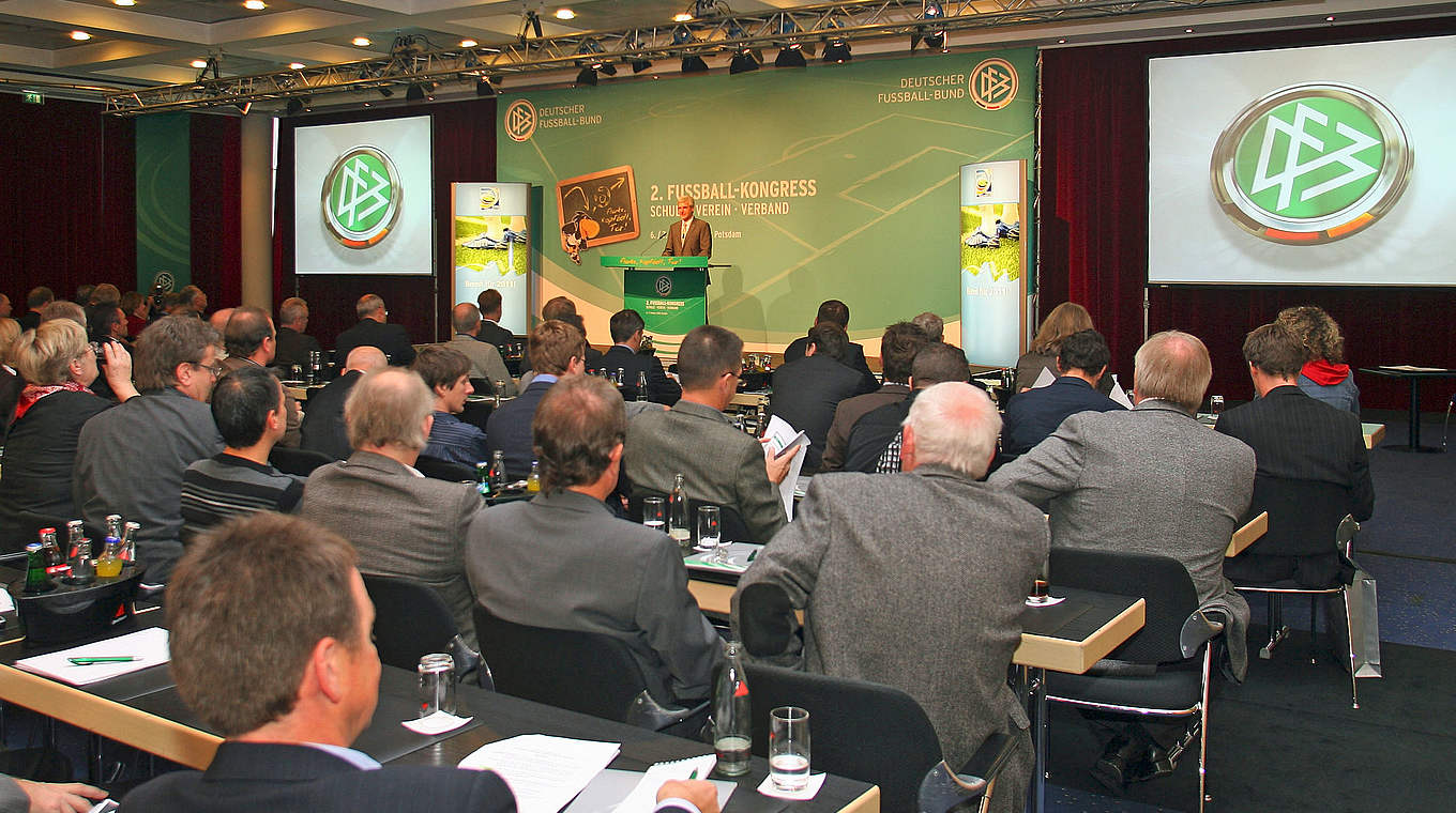 Vorträge und Workshops: DFB-Kongress für Schule, Verein und Verband © 2008 Getty Images