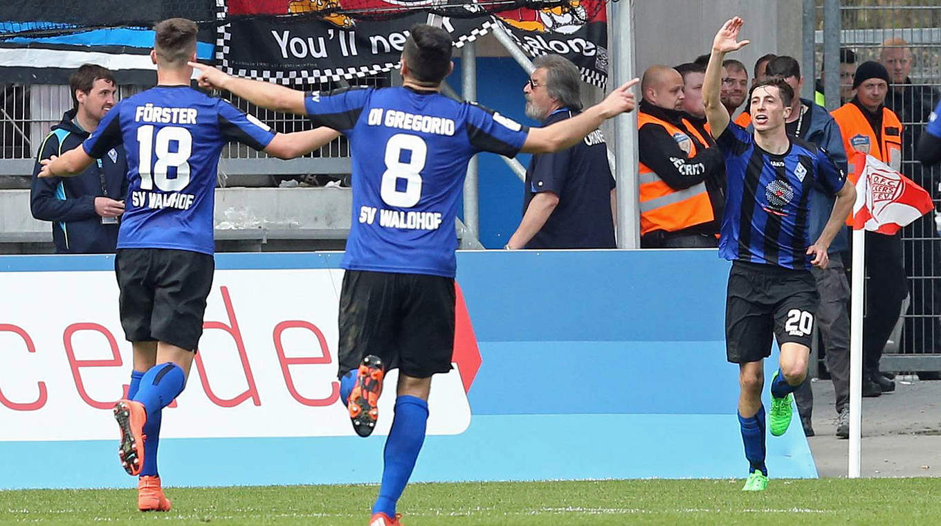 Auf dem Weg in die Aufstiegs-Playoffs: Mannheim siegt 3:0 gegen die U 23 des SC Freiburg © imago/Eibner