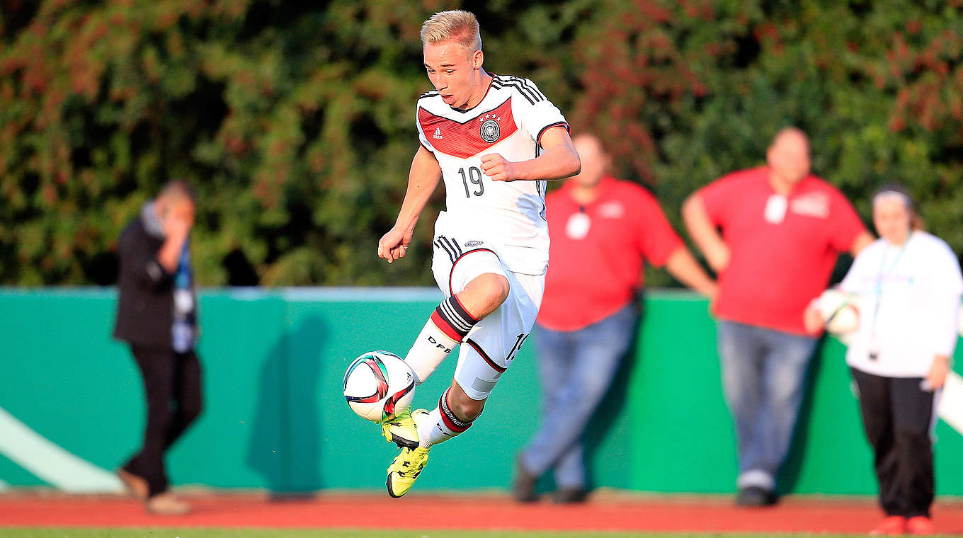 Gleich vier Tor für Schalke erzielt: U-Nationalspieler Florian Krüger © 2015 Getty Images