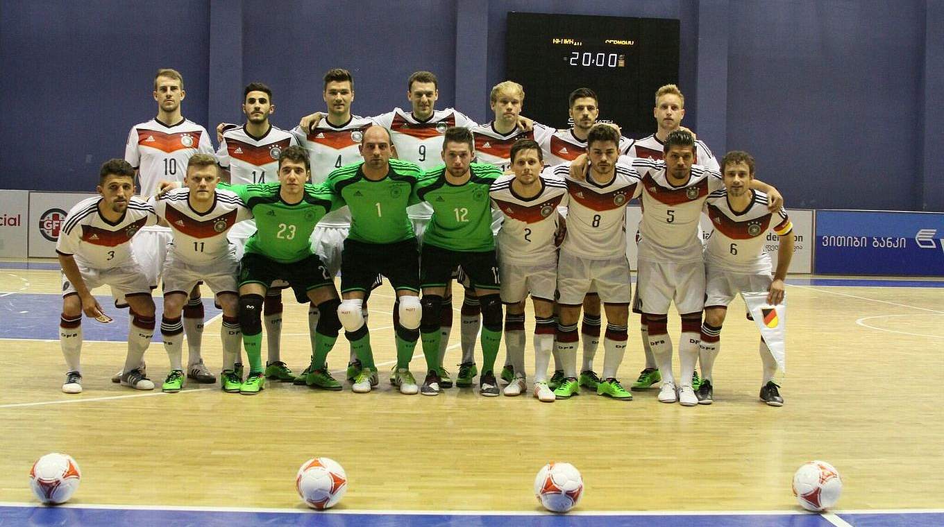 Wichtige Erfahrungen auf internationalem Niveau: das deutsche Futsal-Nationalteam © DFB