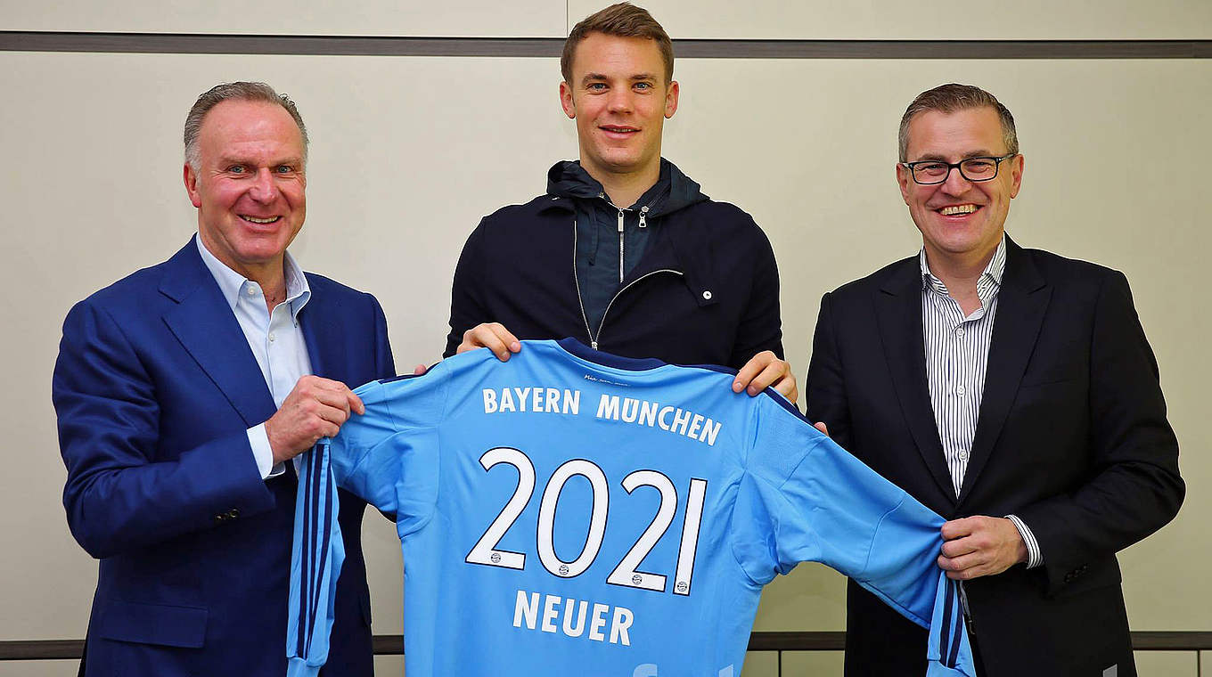 Neuer verlängert bei Bayern: "Froh, dass wir das unter Dach und Fach gebracht haben" © FC Bayern München