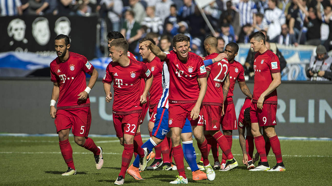 Sieg in Berlin: Bayern weiter auf Titelkurs © 2016 Getty Images