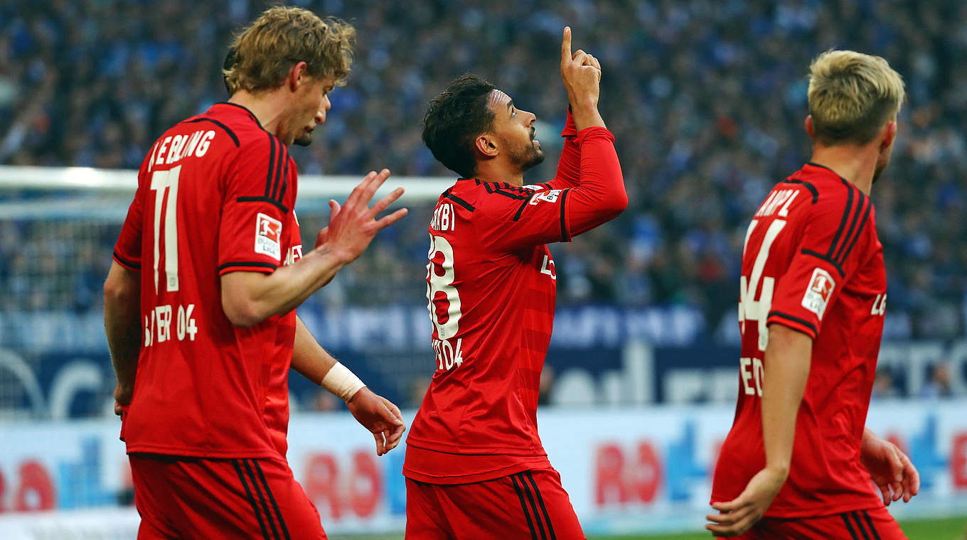 Die Mannschaft's Karim Bellarabi helped Leverkusen come back from two goals down © 2016 Getty Images