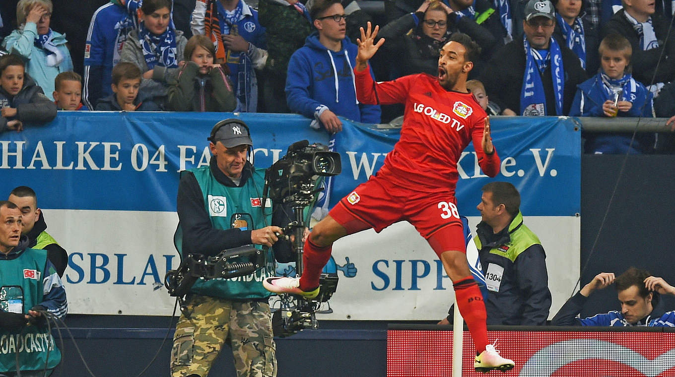 Jubel nach dem Ausgleich: Karim Bellarabi © 2016 Getty Images