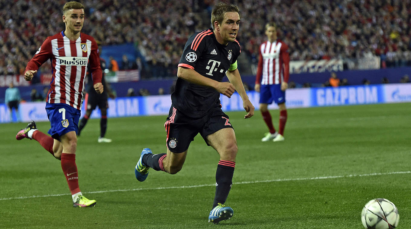 Zeigte in seinem 104. Champions-League-Spiel eine starke Leistung: Philipp Lahm © 2016 Getty Images