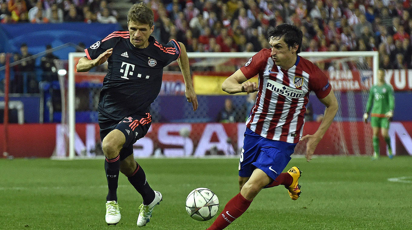 Thomas Müller (l.) übers Rückspiel: "Wir geben so Gas, dass wir die Wende einleiten" © GERARD JULIEN/AFP/Getty Images