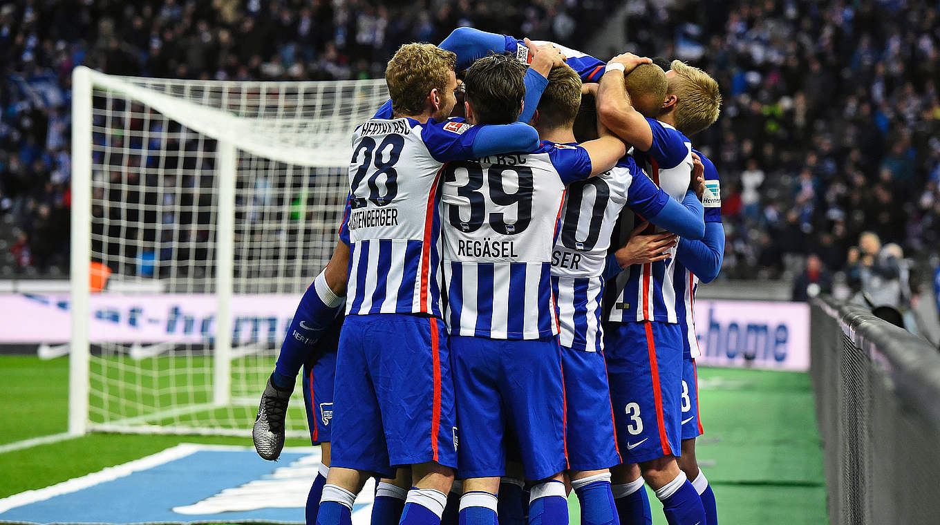 Hertha are enjoying a season to remember © AFP/Getty Images