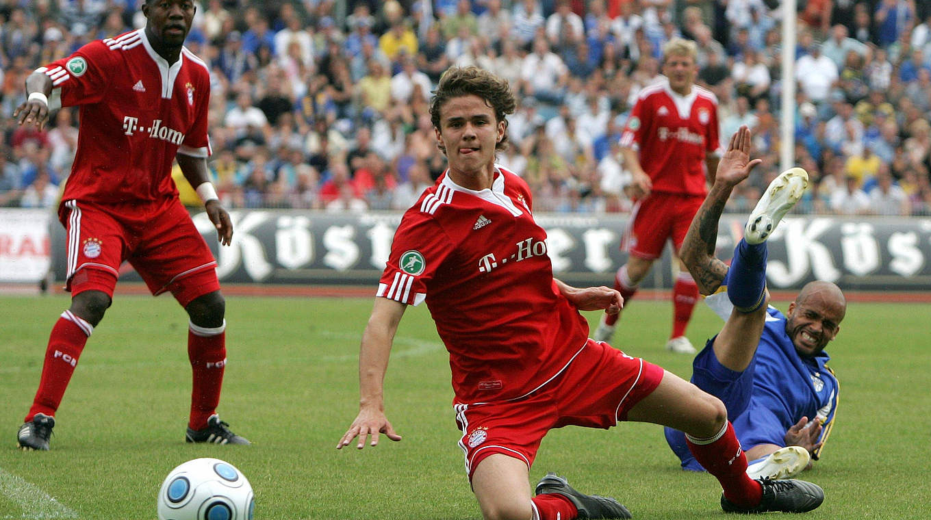 "Beim FC Bayern II war kein ganz so großer Druck da": Mario Erb (v.) 2009 in der 3. Liga © imago sportfotodienst