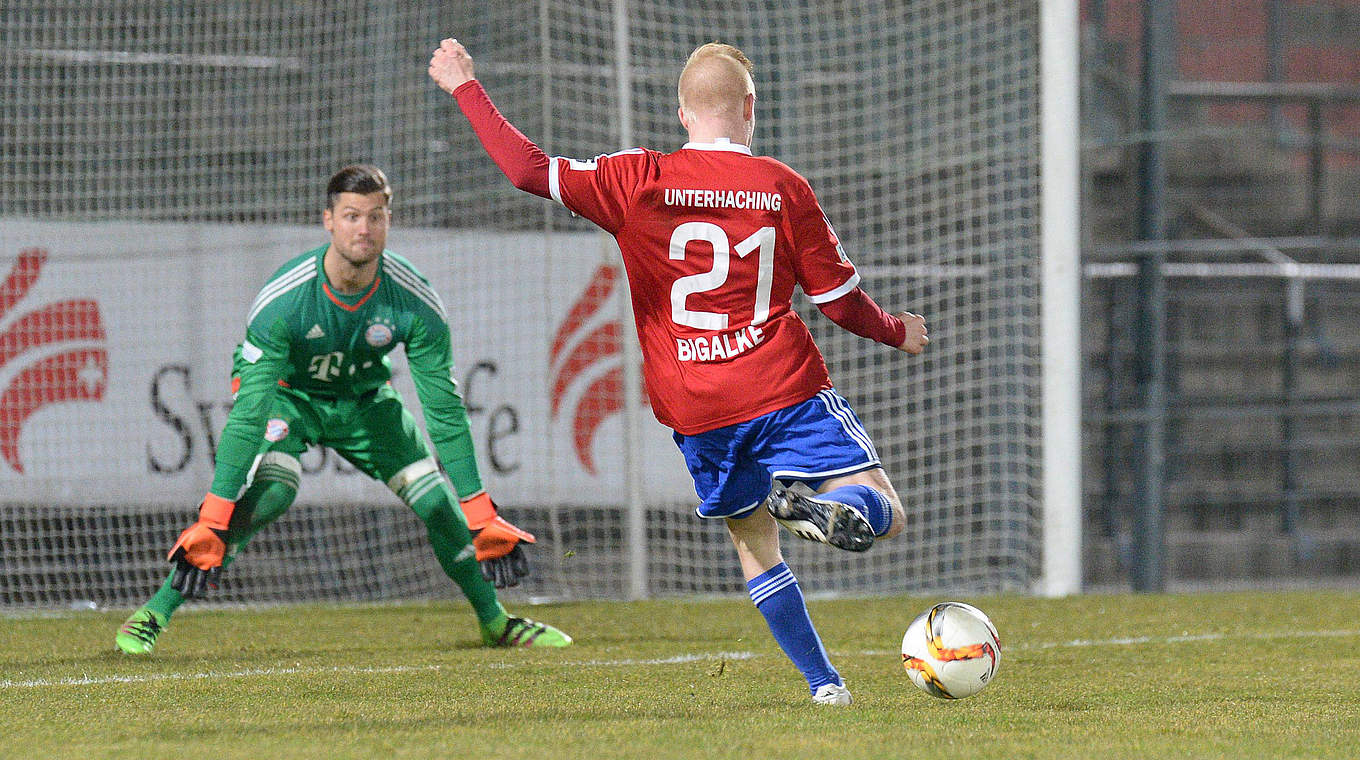 Sorgte für das Hachinger 1:0 gegen die Bayern-Reserve: Sascha Bigalke © imago/foto2press