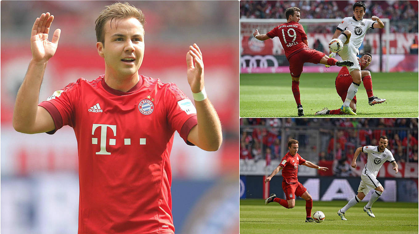 Götze after Frankfurt ahead of the Benfica match: "I’m nearly back to 100 percent" © imago/DFB