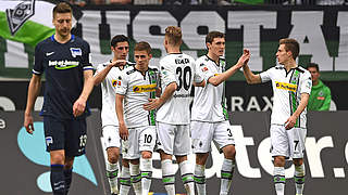 Gladbach are now fourth © 