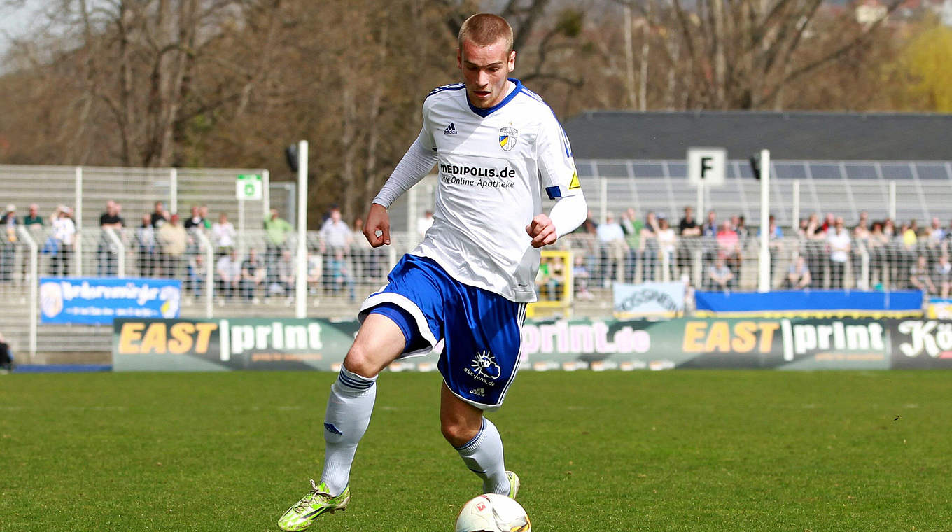 Empfängt mit Jena den Hauptstadtklub BFC Dynamo: Maximilian Schlegel © imago/Karina Hessland