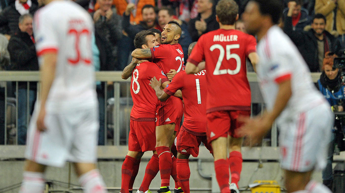 Vidal grabbed the winner after just 108 seconds © 2016 Getty Images