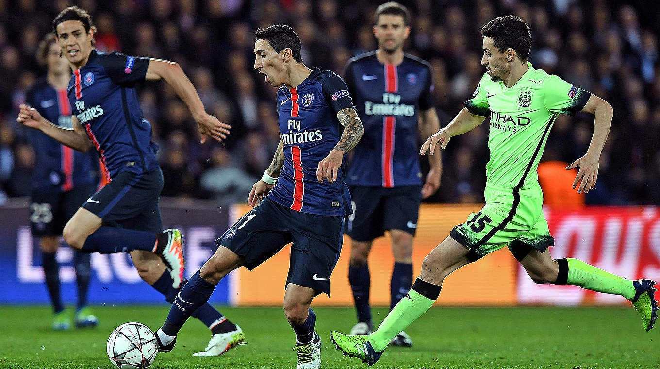 Manchester City will be the happier of the sides after their 2-2 draw in Paris © FRANCK FIFE/AFP/Getty Images