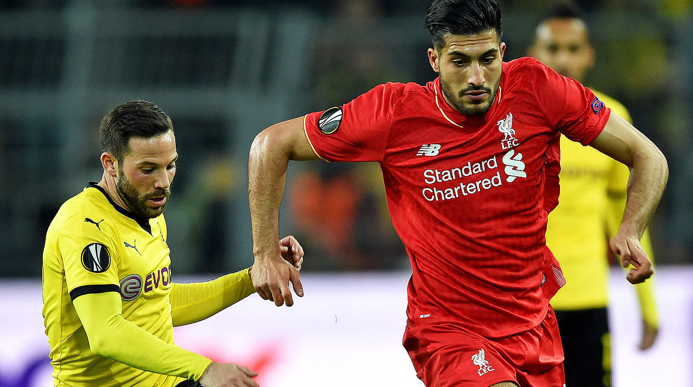 Zieht im Mittelfeld von Liverpool die Fäden: Nationalspieler Emre Can (r.) © 2016 Getty Images