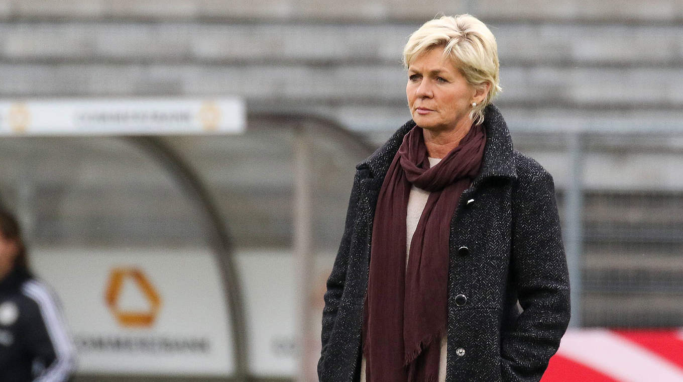 Silvia Neid: "Unser Ziel sind sechs Punkte - dafür müssen wir zweimal 100 Prozent geben" © imago/foto2press