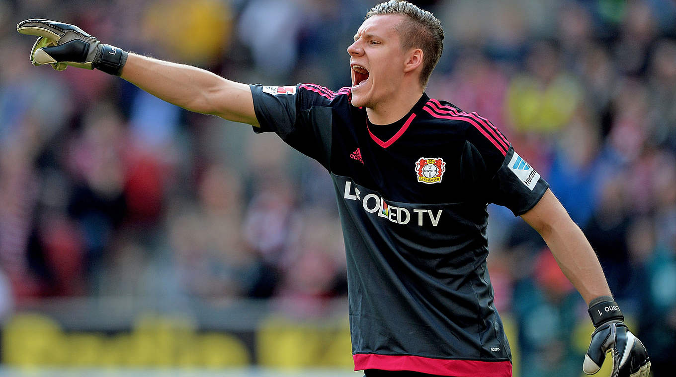 Bayer-Keeper Bernd Leno: "Zum Glück haben wir dieses Hoch zum Ende der Saison" © 2016 Getty Images