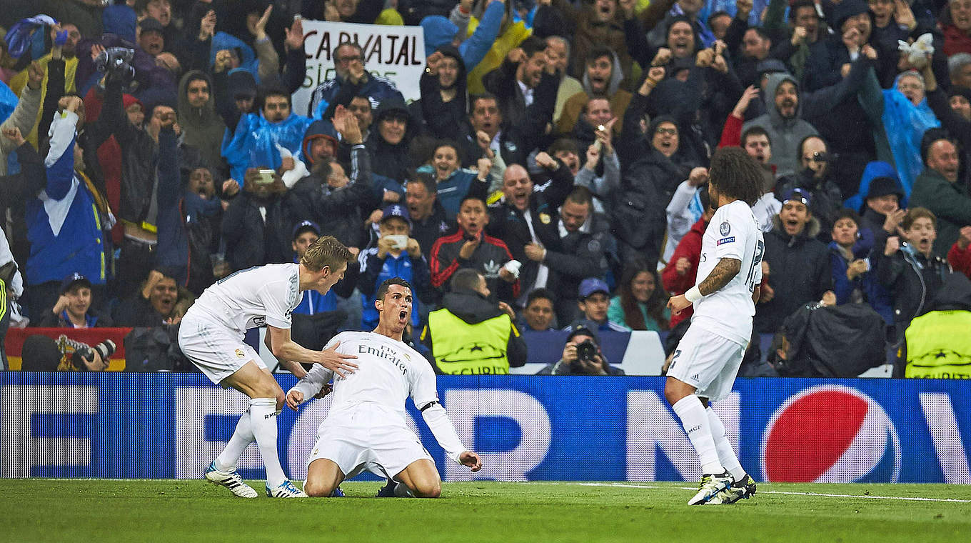 Kroos on Ronaldo: "He did what matters in the end - scoring goals" © imago/Jan Huebner