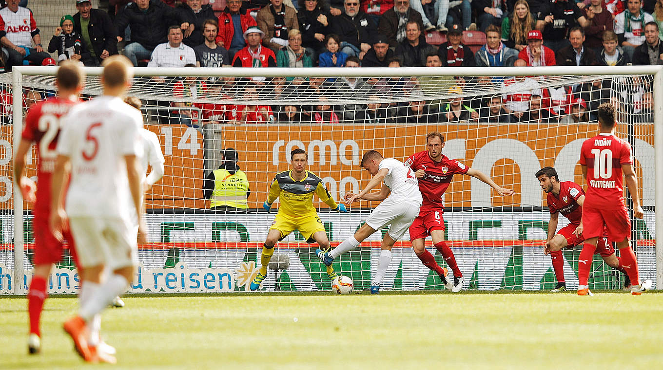 Erlösendes Tor: Alfred Finnbogason trifft für den FC Augsburg © Getty Images