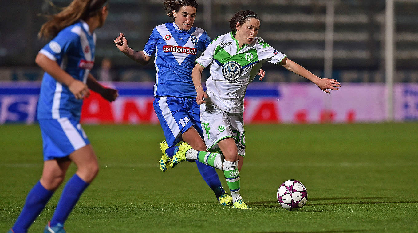 Die Französin Bussaglia (r.) lobt die Frauen-Bundesliga: "Jede Mannschaft hier ist bereit" © Getty Images