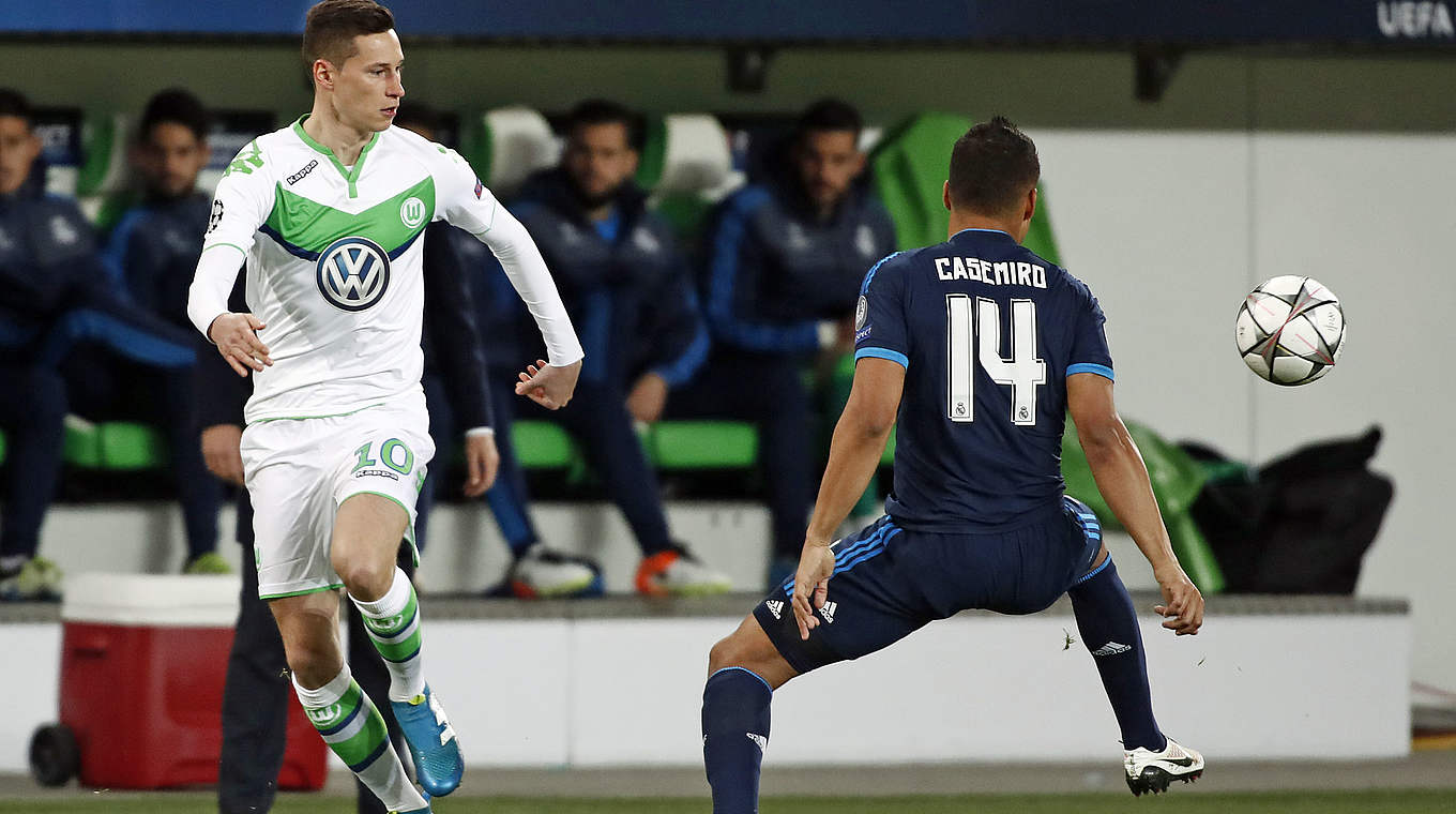 Draxler (l.) gegen Casemiro: "Wir sind sehr nahe an unsere Leistungsgrenze gekommen" © AFP/Getty Images