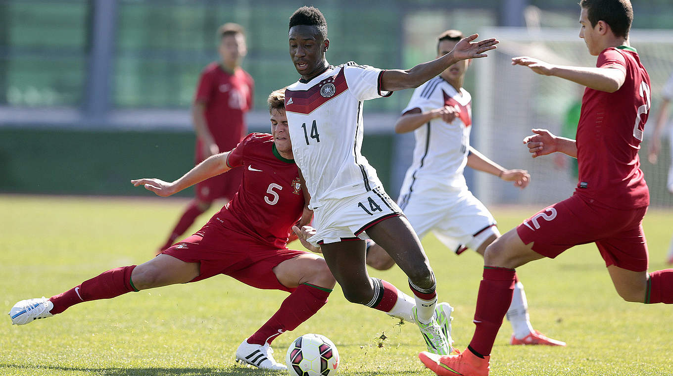 Topscorer beim BVB: Junioren-Nationalspieler Gabriel Kyeremateng (M.) © Getty Images