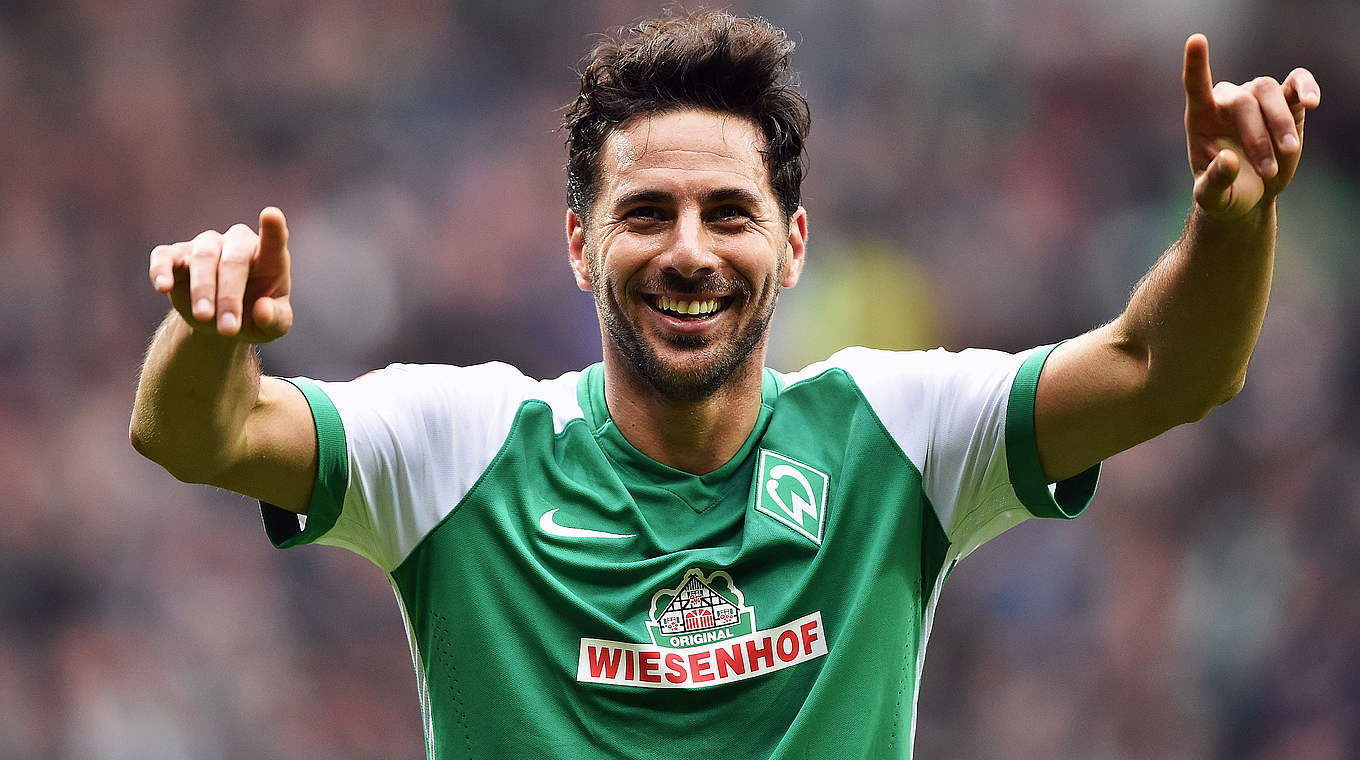100. Bundesligajubel für Werder Bremen: Claudio Pizarro © Getty Images