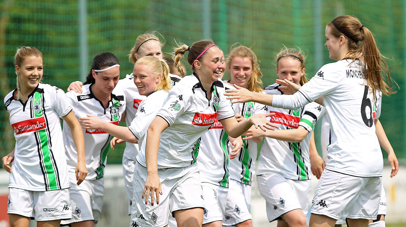 Von der Regionalliga in die Bundesliga: die Frauen von Borussia Mönchengladbach © Jan Kuppert