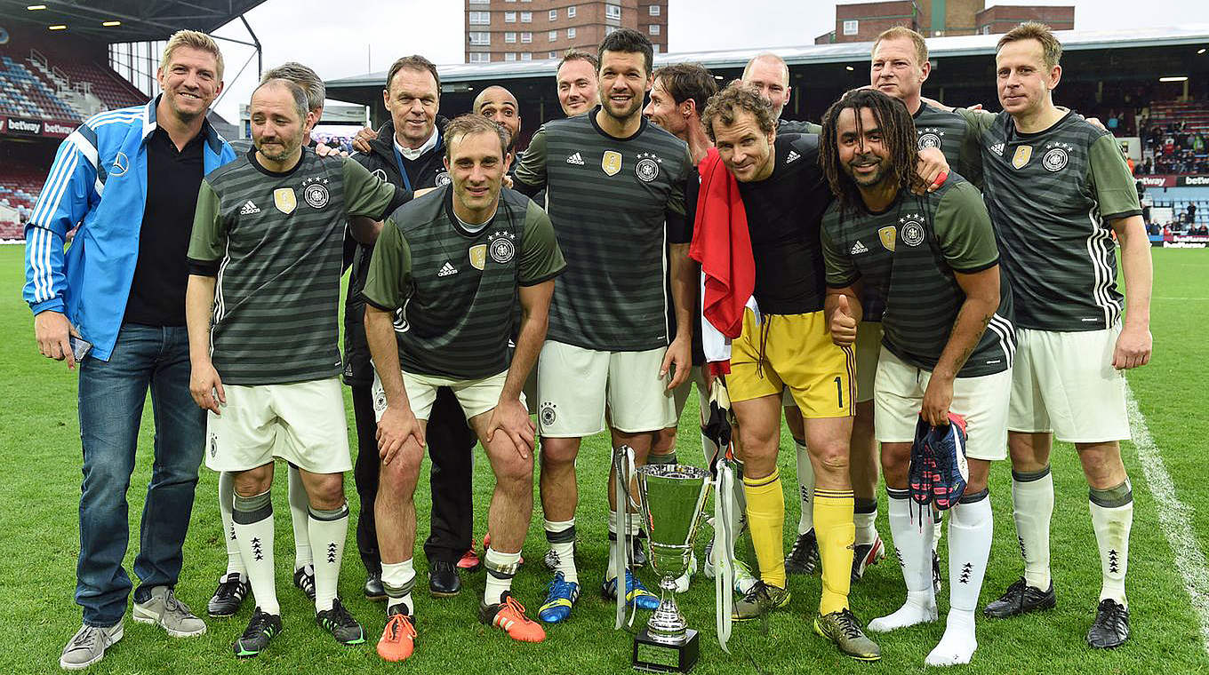 Sieger im "Spiel der Legenden": die DFB-Auswahl bezwingt England in Wembley © Action Images