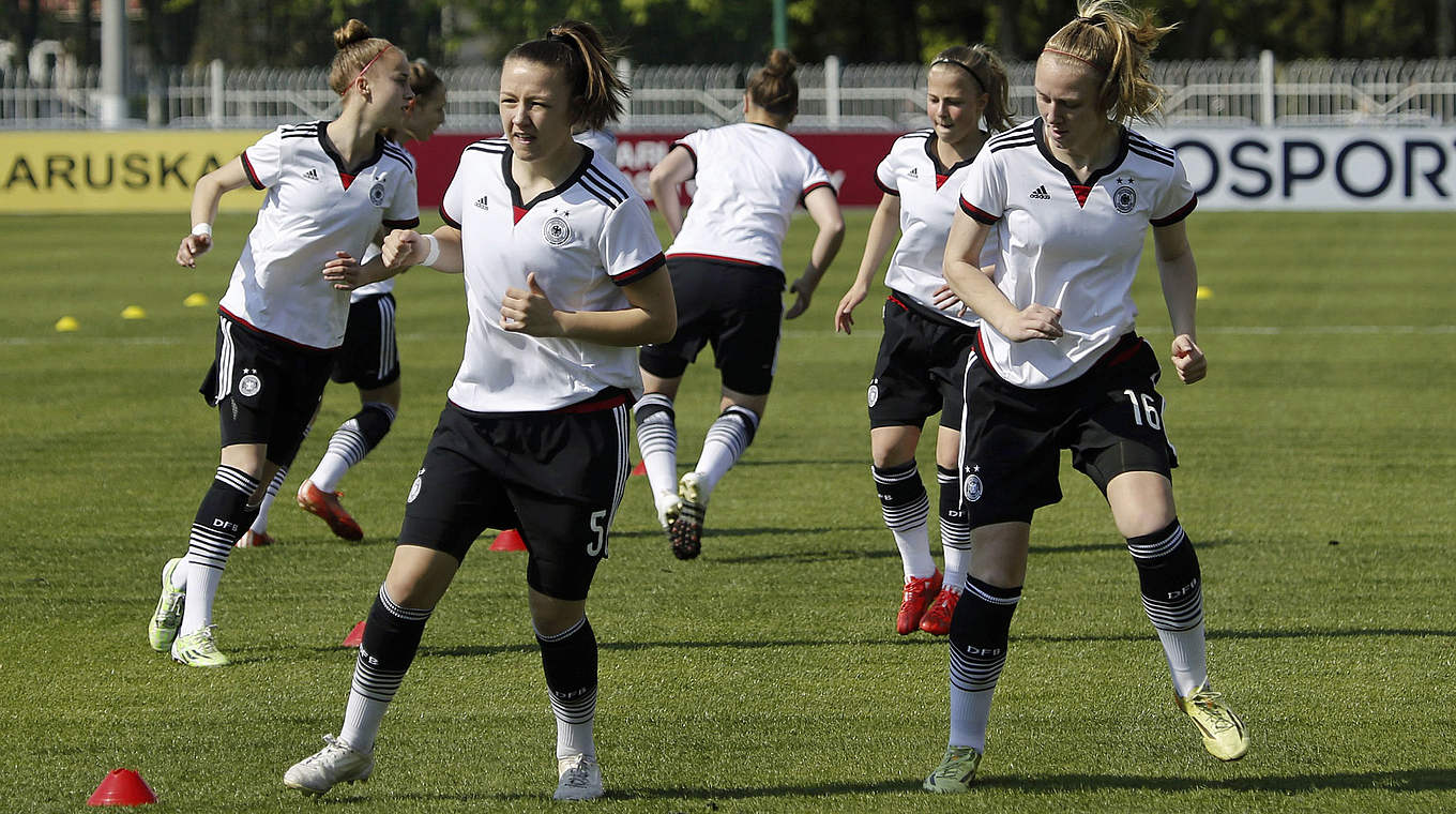 The Germany Women's U17s picked up a point in their first group match © UEFA