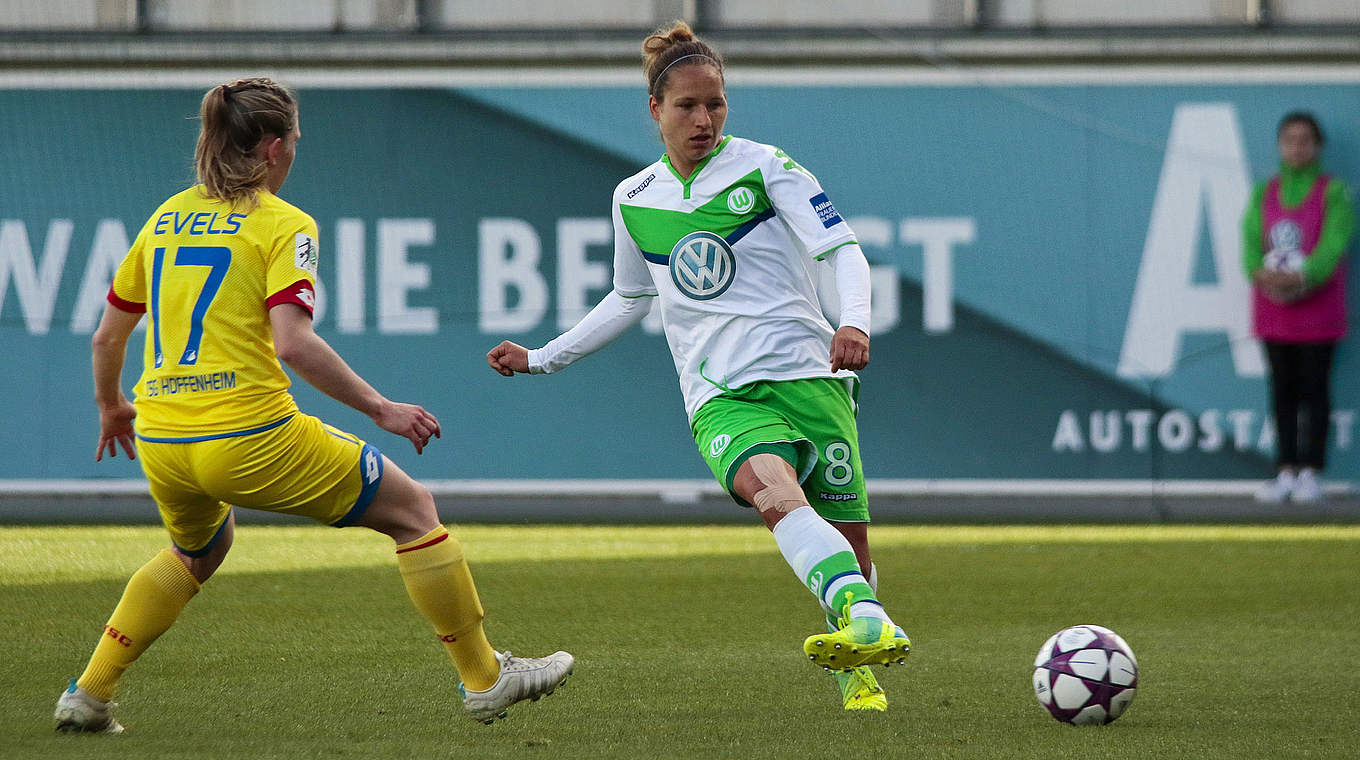 Hält Wolfsburg die Treue: Olympiasiegerin Babett Peter (r.) © Jan Kuppert