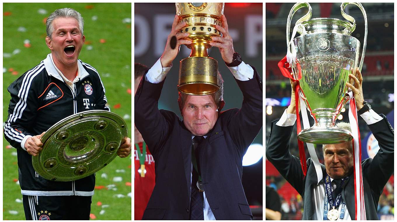 Heynckes won a historic treble with FC Bayern in 2013 © Getty Images/DFB