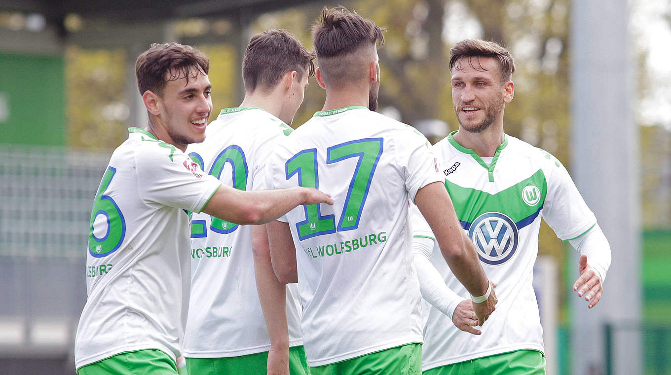 Will den nächsten Schritt Richtung Meisterschaft machen: die U 23 des VfL Wolfsburg © imago/Manngold