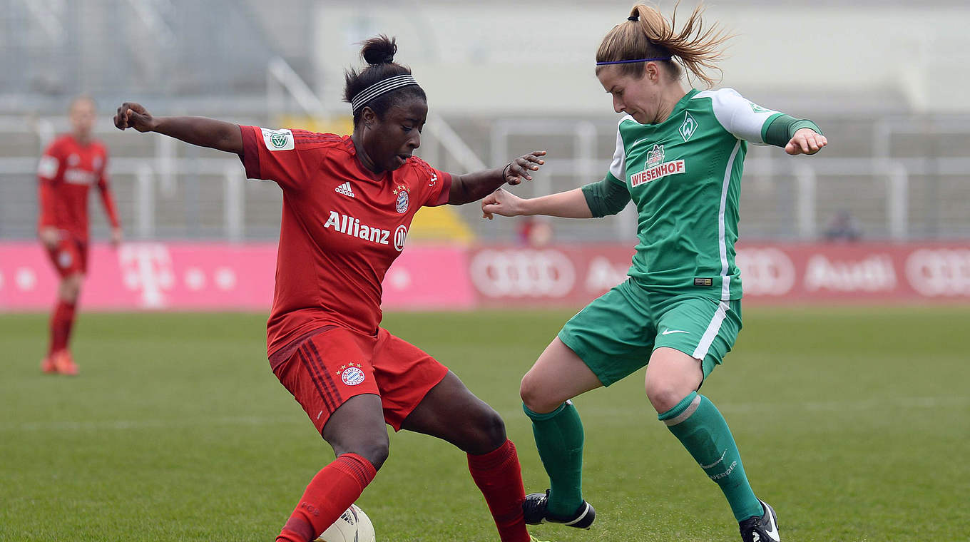 Wechselt aus München in die USA: Eunice Beckmann (l.) © imago/foto2press