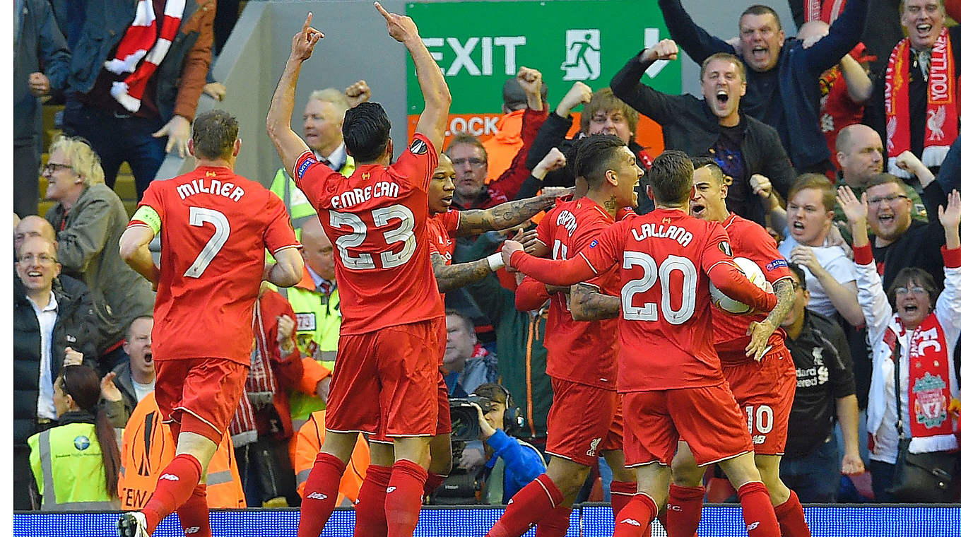 Anfield tobt: Der FC Liverpool steht im Finale der Europa League © Getty Images