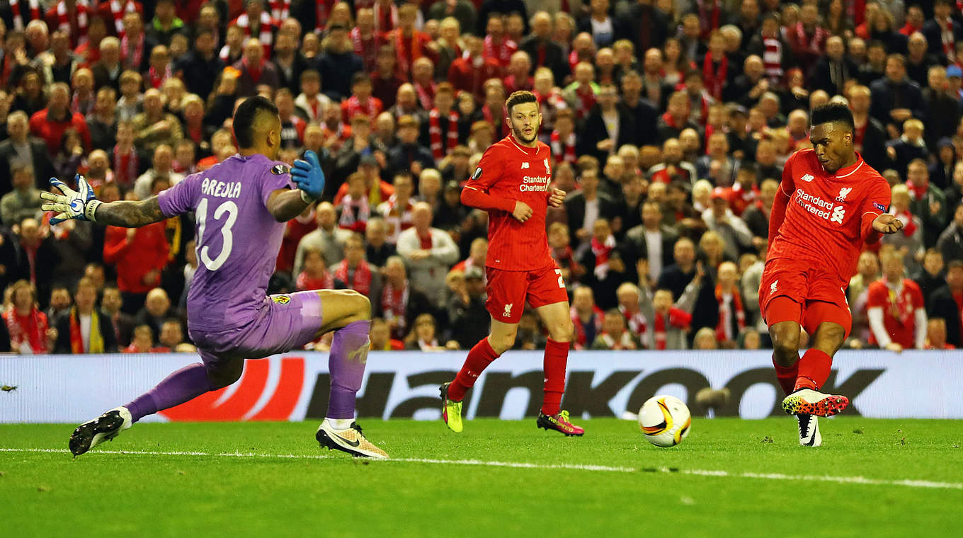 Sturridge kept his cool to give Liverpool a vital 2-0 lead on the night © 2016 Getty Images