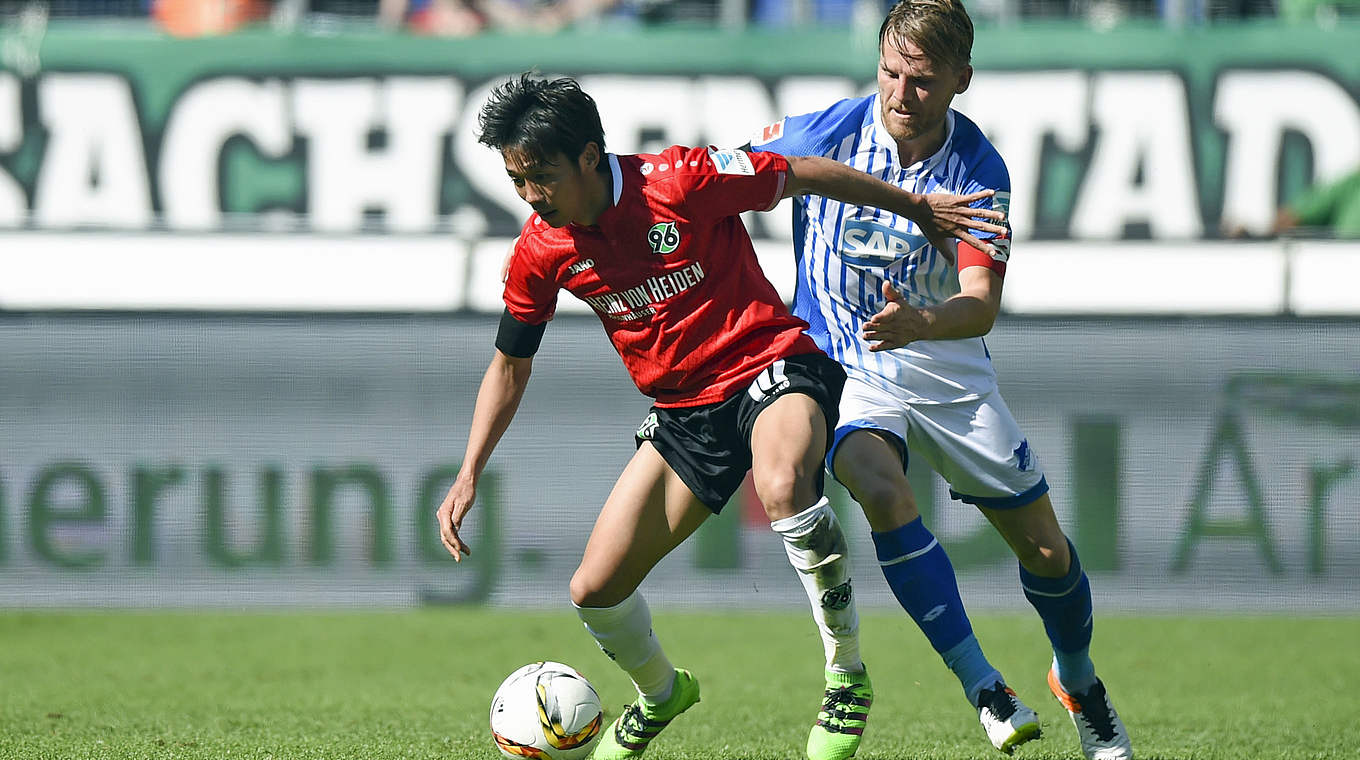 Hiroshi Kiyotake scored for relegated Hannover 96. © 2016 Getty Images