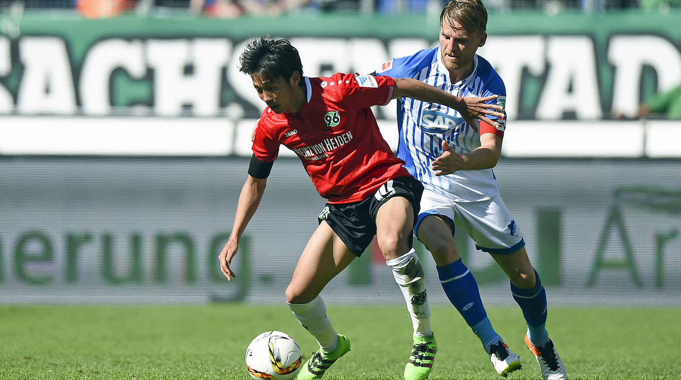 Trifft für Hannover: Hiroshi Kiyotake (l.) © 2016 Getty Images