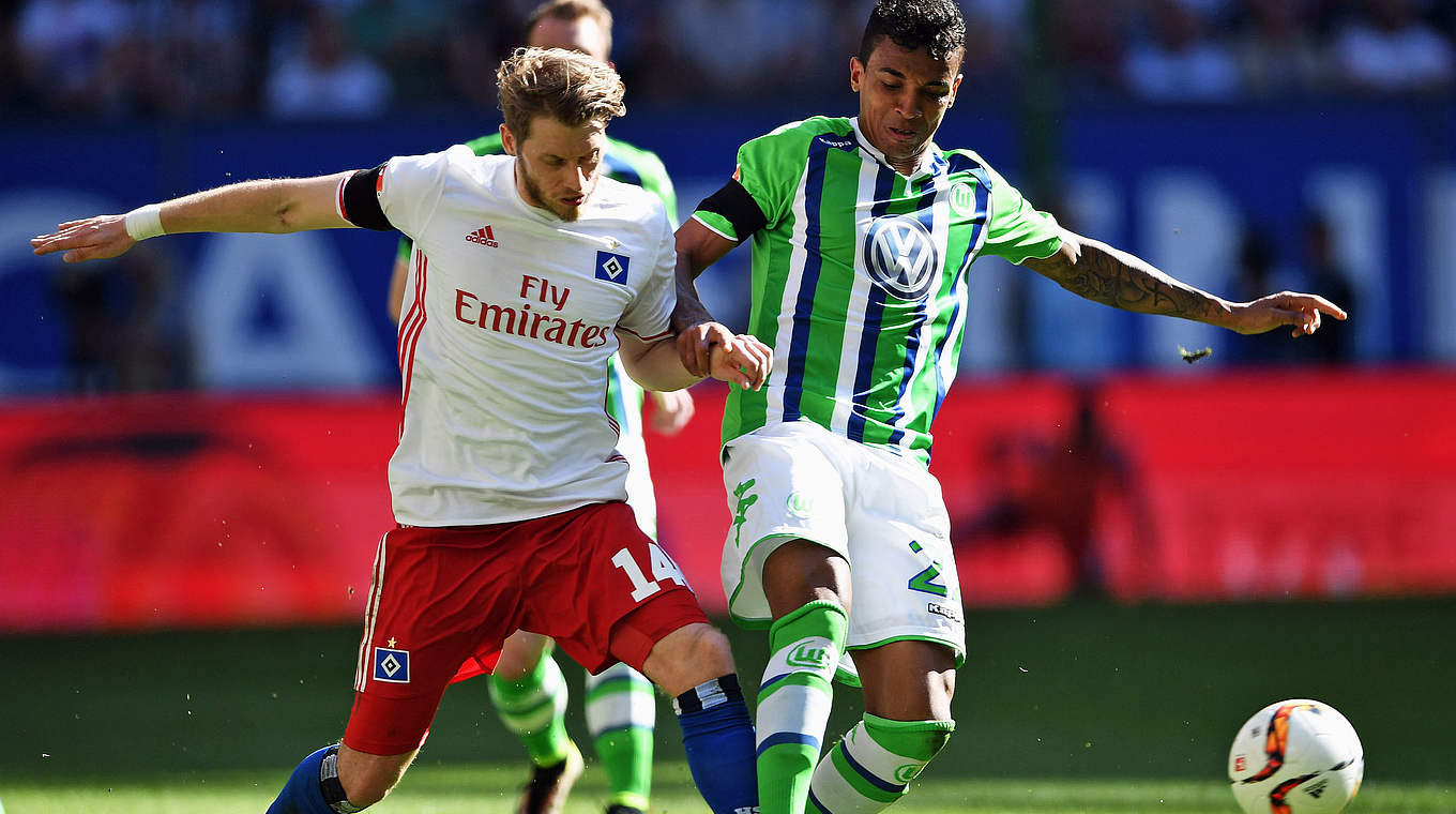 HSV are safe despite losing to Wolfsburg. © 2016 Getty Images