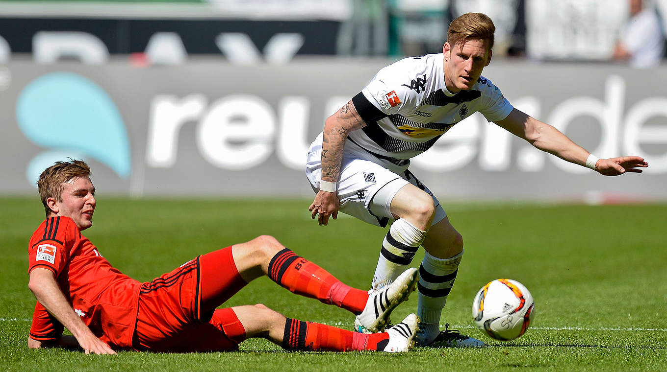 Auch von Christoph Kramer nicht zu stoppen: André Hahn (r.) © Getty Images