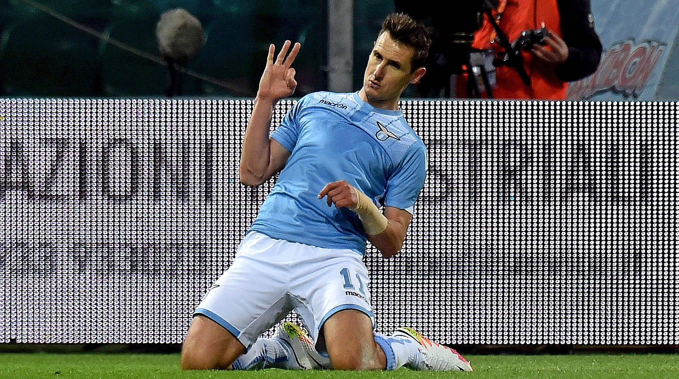 Klose has six goals in his last six games © 2016 Getty Images