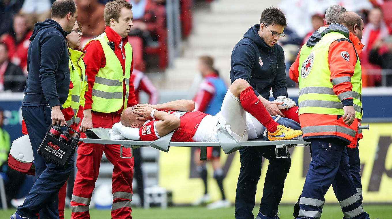 Hofft auf ein letztes Spiel für den FSV Mainz 05: der lange verletzte Elkin Soto © 2015 Getty Images