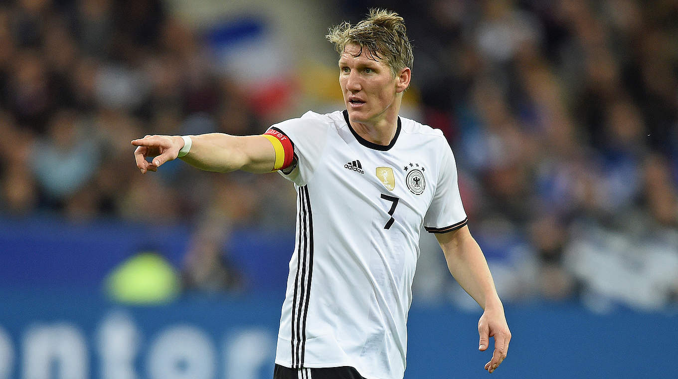Two games off European Championship record: Schweinsteiger could overtake Lahm © 2015 Getty Images