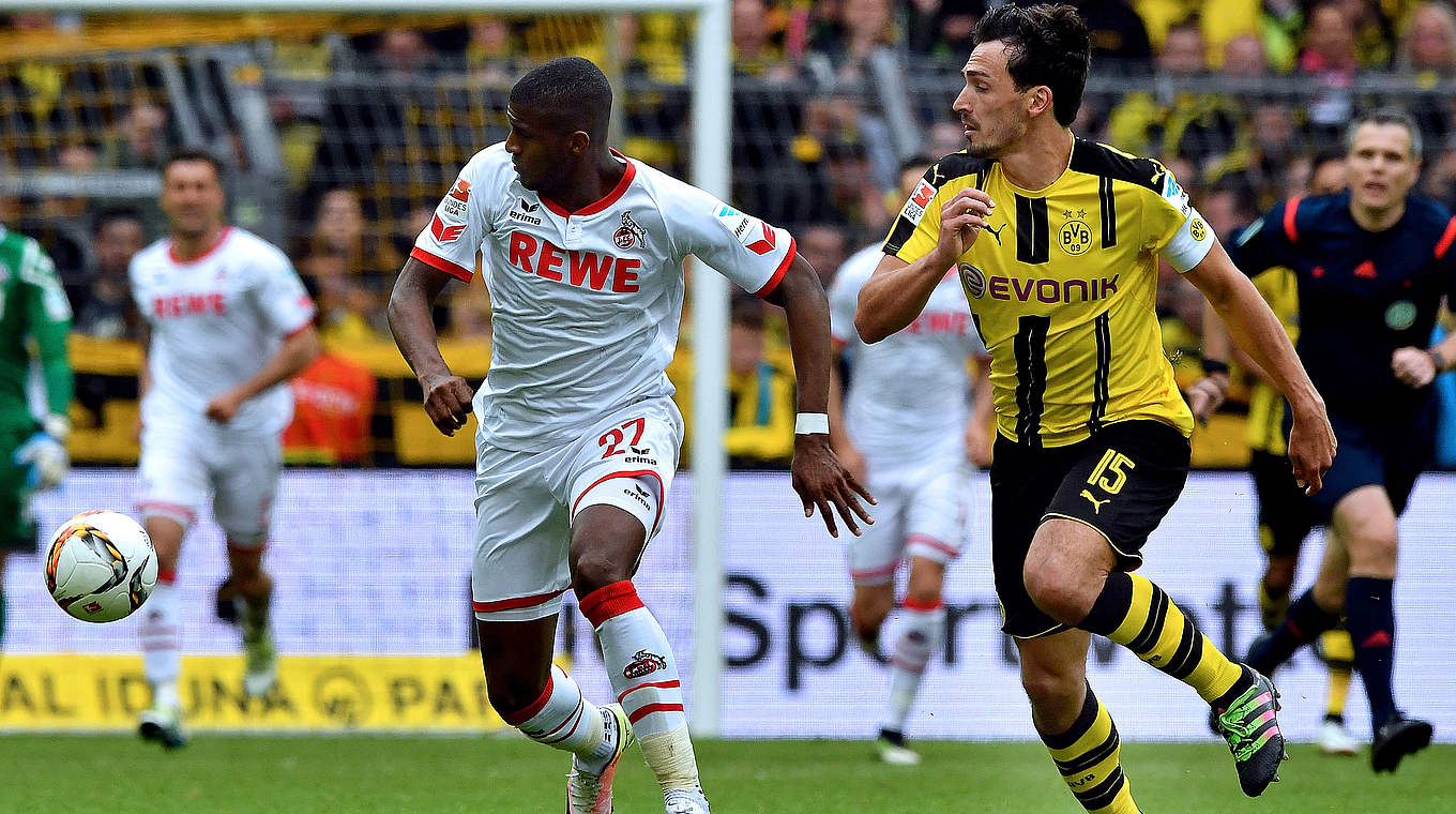 Hummels (r.) gegen Köln: "Wir hatten Glück, dass wir nur zwei kassiert haben" © 2016 Getty Images