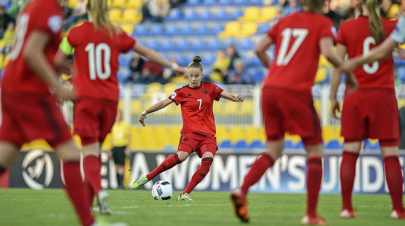 Giulia Gwinn has been the key performer for the Germany U17 Women © UEFA